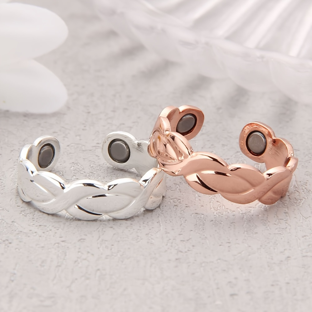 Adjustable Copper Magnetic Ring for Women - Thumb Jewelry Gift